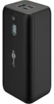 Goobay 20000mAh čierna / Powerbanka / USB-C PD 65W / QC / LC displej (76254)