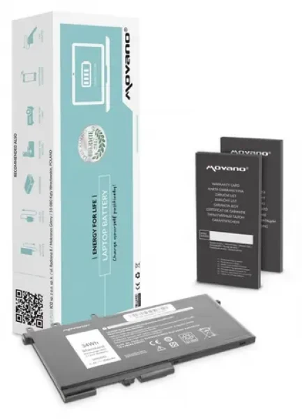 Batéria 3DDDD pre DELL Latitude 5280/5480/5495/5580 / Batéria pre notebook / 3000 mAh / 34 Wh (BT/DE-E5480)