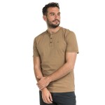 Bushman Pánske henley tričko Wray II, camel XXL