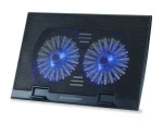 Conceptronic THANA02B chladiaca podložka pod notebook pre 17 notebook 2x 12.5 cm vetrák USB napájanie THANA02B