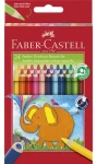Faber-Castell Pastelky trojhranné Jumbo / hrúbka 5,4 mm / 24 ks / papierová krabička (116524)
