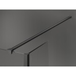 MEXEN/S - Kyoto Sprchová zástena WALK-IN 110 x 75 x 30, transparent, grafit metal 800-110-075-221-95-00-030