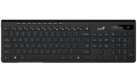 Genius Slimstar 7230 (Copilot) čierna / Bezdrôtová klávesnica / 2.4GHz / Copilot / CZ+SK layout (31310021411)