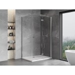 MEXEN/S - Mist-F sprchovací kút skladacie dvere pravá 105 x 85, transparent, chróm 8A6T-105-085-01-00-P