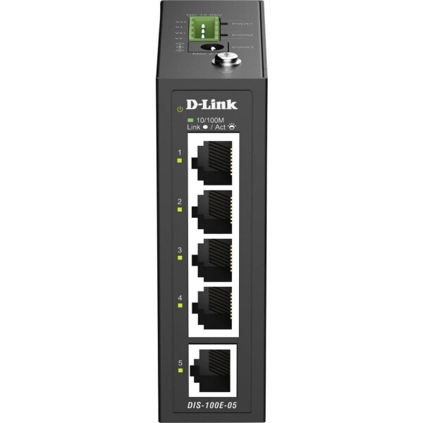 D-Link sieťový switch; DIS-100E-05