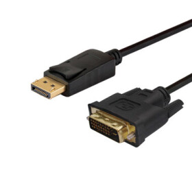 SAVIO CL-122 Kábel DisplayPort - DVI-D M/M 3m (KBASAVDIS0001)