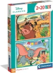 Clementoni Puzzle Leví kráľ a Dumbo