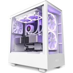 NZXT H5 Elite edition biela / E-ATX / 1x USB 3.2 + 1x USB-C 3.2 / 3.5mm Jack / 3 x 120 mm (2xRGB) (CC-H51EW-01)