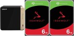 Qnap TS-464-8G + 2x Seagate IronWolf 6TB (ST6000VN006)