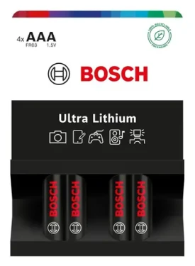 BOSCH FR03UL4B/00 / Batéria / Lítium AAA / 4 ks (8594162800025)