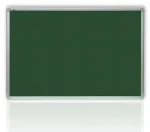 2x3 Filcová tabuľa zelená 90x60 cm / Tabuľa / Hliníkový rám / Textilný povrch