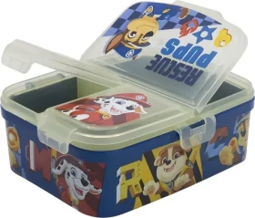 STOR XL Multi Box na desiatu Tlapková patrola / Box na desiatu / 3 priehradky / bez BPA (81699)