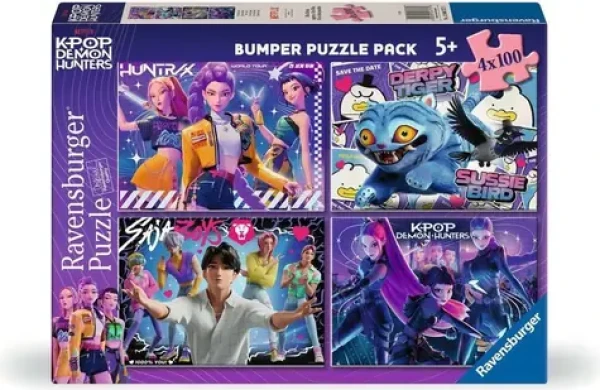 Ravensburger K-pop: Lovkyňa démonov 4x100 dielikov