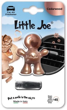 Little Joe 3D METALIC Vôňa do auta - CEDARWOOD (20003002)