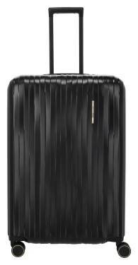 Veľký škrupinový kufor na kolieskach Travelite BARBARA Novelty L Black