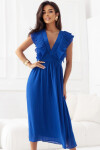 Dámske šaty 367-3 YANA - NUMOCO královská modrá M