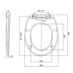 Mereo WC závesné WC so soft close sedadlom CSS114S VSD72