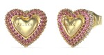 Guess Nádherné pozlátené náušnice Srdiečka Beloved JUBE05008JWYGPKT/U