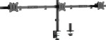 Sony InLine® Tischhalterung, für 3x LCD-/LED-Display bis 81cm (32"), max. 7kg