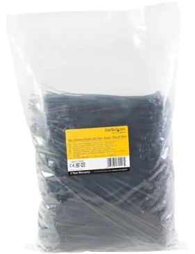 StarTech Sťahovacie pásky 150 mm čierne / Sťahovacia páska / Nylon / 1000 ks / -40 až 85 °C (CBMZT6BK)