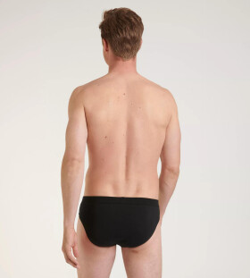 Pánske nohavičky GO Natural Brief C2P - BLACK - black 0004 - SLOGGI BLACK S