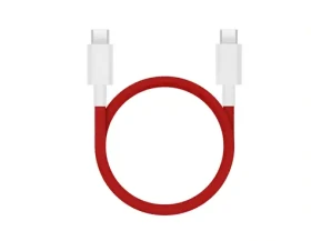 OnePlus Magnetic Cable Dátový kábel USB-C - USB-C 1.2m červená (5461100660)