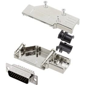 Encitech DCMR-FK-15-HDP26-K 6355-0066-02 sada D-SUB kolíkové lišty 90 ° Pólov: 26 spájkovaný 1 sada; 6355-0066-02