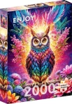 ENJOY Puzzle Neónová sova