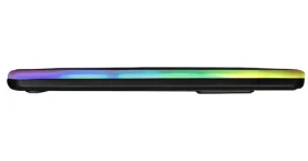 Tracer GameZone Snowman RGB čierna / Chladiaca podložka pre notebook / 17.3" / RGB / 2x USB / 6 pozícií výšky (TRASTA47590)