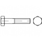 TOOLCRAFT TO-5402499 šesťhranná skrutka M12 60 mm vonkajší šesťhran ocel pozinkované žiarom 100 ks; TO-5402499