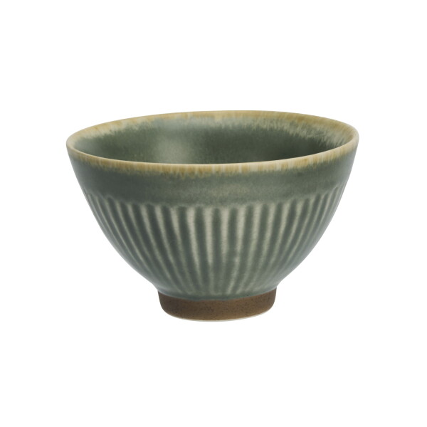 MADAM STOLTZ Kameninová mištička Green Ø 12 cm