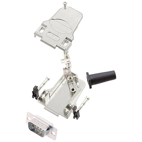 Encitech D45ZF09-DMP-W-K 6355-8047-01 sada D-SUB kolíkové lišty 45 ° Pólov: 9 spájkovaný 1 ks; 6355-8047-01