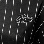 Karl Kani Chest Varsity Pinstripe Mesh T-Shirt Light 6038524