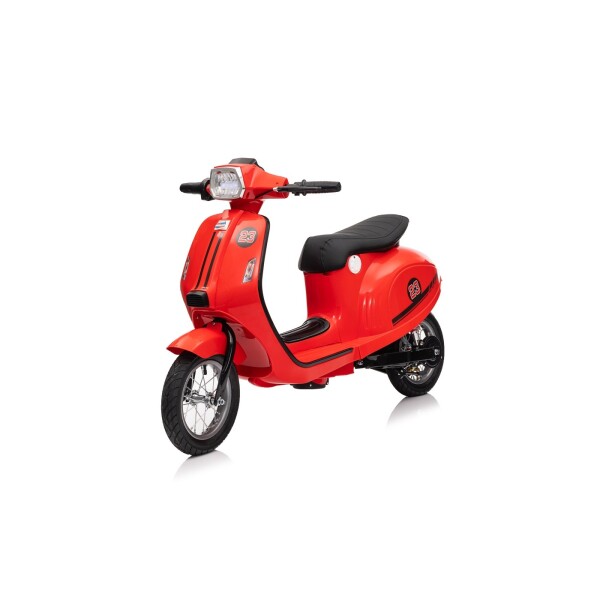 Mamido Detský elektrický skúter Retro 23 červený