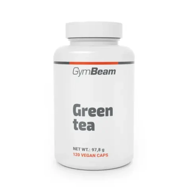 Zelený čaj - GymBeam (bez príchuti, 120 kaps.) (7067-2-120kaps-bez-prichute)