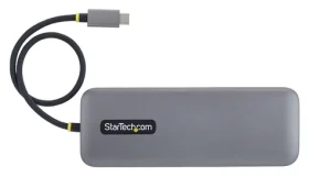 StarTech USB-C Multiport Hub sivá / USB-C hub / 2x DisplayPort / 2x USB 3.2 Gen2 Type-A / Ethernet RJ-45 (189B-USBC-MULTIPORT)