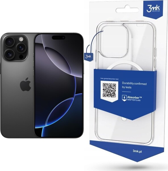 Apple iPhone 16 Pro Max 256GB Black Titanium (MYWV3) + Etui MagCase