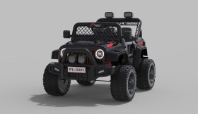 Mamido Mamido Detské elektrické autíčko Trust Power 12V | 2x25W čierne