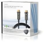 Nedis Ultra High Speed HDMI AOC 100 m čierna / Kábel HDMI / 8K 60 Hz / 48 Gbps / Ethernet (CVBG3500BK1000)