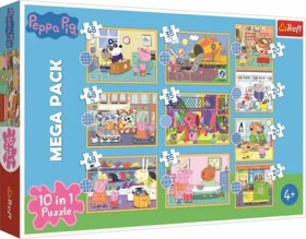 Trefl - Puzzle - Prasiatko Peppa 10v1