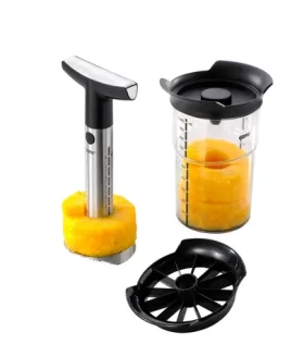 Gefu Professional Plus ručný krájač ananásu / nerez oceľ amp; plast / nádoba 1 l (13550)