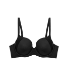 BODY MAKE-UP SOFT TOUCH - Hladká podprsenka s vypchávkami a kosticami Triumph BLACK 85C