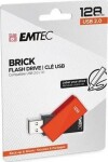 Emtec Emtec C350 Brick pamięć USB 128 GB USB Typu-A 2.0 Čierny, Oranžový