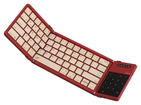 Nillkin Cube červená / Skladacia klávesnica / Bluetooth / Touchpad / Numerická klávesnica (6902048310308)