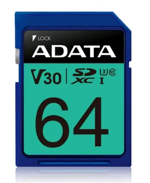 ADATA SDXC 512 GB / UHS-II / U3 / R: 100MBs / W: 80MBs / vhodné pre 4K (ASDX512GUI3V30S-R)