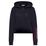 Orezaná mikina s kapucňou W UW0UW03938 tmavomodrá - Tommy Hilfiger L