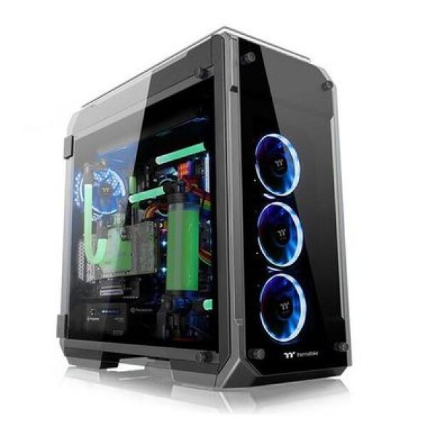 THERMALTAKE case View 71 TG čierna / Tower / USB 2.0 | USB 3.0 / bez zdroja / E-ATX / priehľadná bočnica (69667)