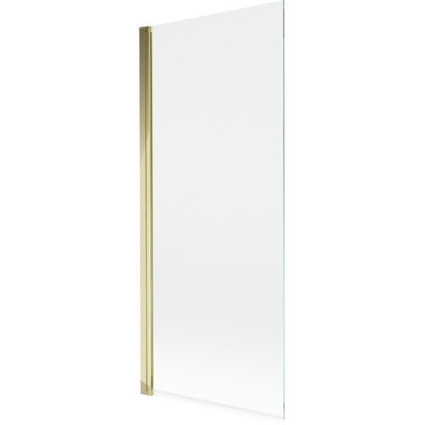 MEXEN - MIST vaňová zástena 80x150 cm 6mm 1-s, zlatá, číra 8A9-080-001-50-00