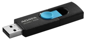 ADATA UV220 32GB čierno-modrá / Flash Disk / USB 2.0 (AUV220-32G-RBKBL)