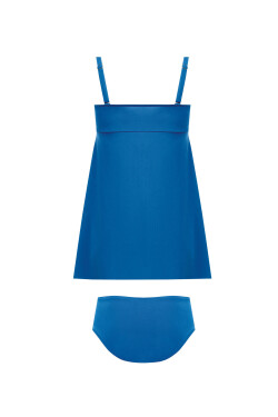 Dámske dvojdielne plavky tankini S984J22 Blue7 - Self 44D Modrá